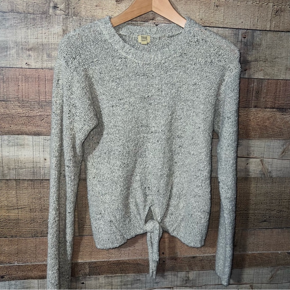 True Craft Knot Front Sweater Woman’s Small